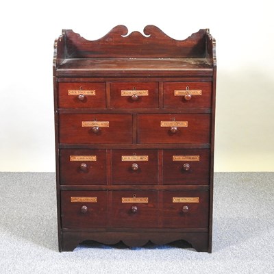 Lot 148 - An apothecary chest