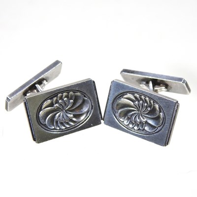 Lot 53 - A pair of Georg Jensen cufflinks