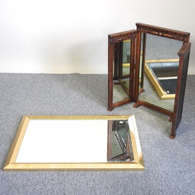 Lot 515 - A dressing mirror