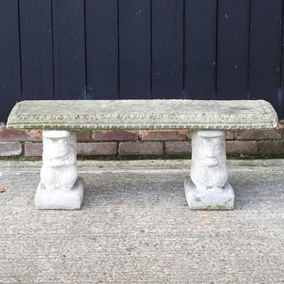 Lot 412 - A garden bench