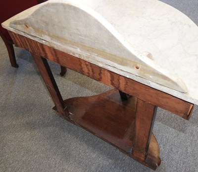 Lot 378 - A table and two chairs