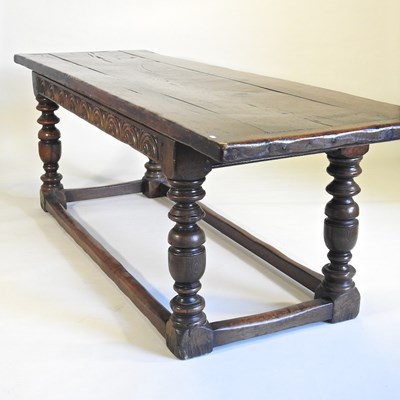 Lot 272 - A refectory table