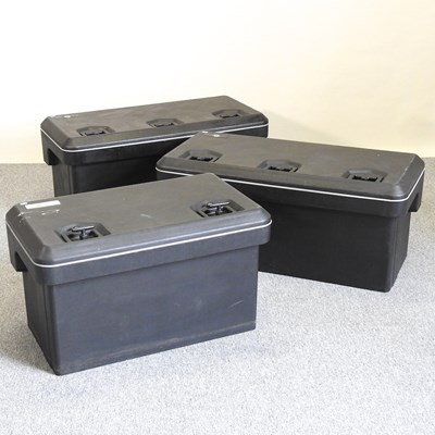 Lot 467 - Three storage boxes