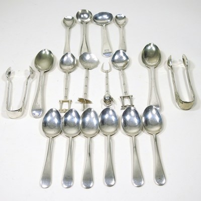 Lot 185 - A collection of table spoons