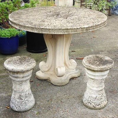 Lot 85 - A garden table