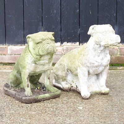 Lot 439 - Two garden statues