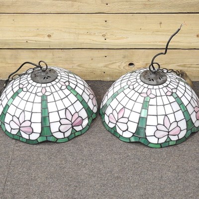 Lot 274 - A pair of ceiling lights