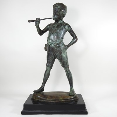 Lot 67 - A bronze statue