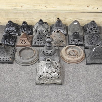 Lot 488 - A collection of lamp bases