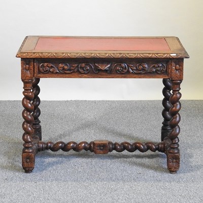 Lot 500 - An oak table