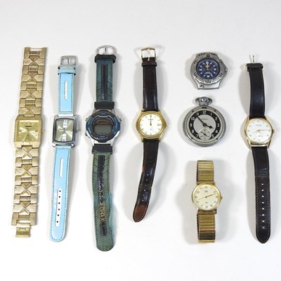 Lot 35 - A collection of pocket and wristwatches