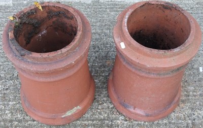 Lot 534 - A pair of chimney pots