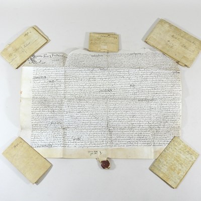 Lot 169 - A collection of indentures