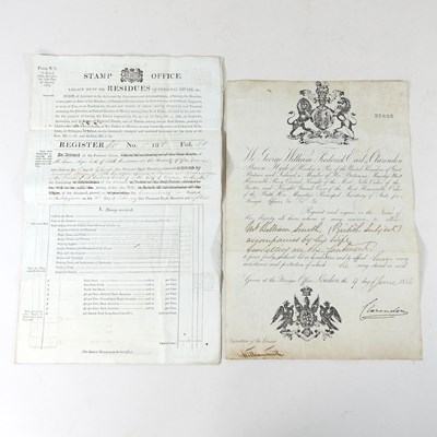 Lot 244 - A Victorian passport