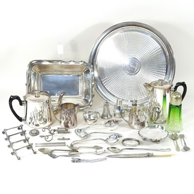 Lot 303 - A collection of silver plate