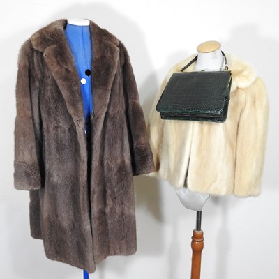 Lot 572 - Two fur coats