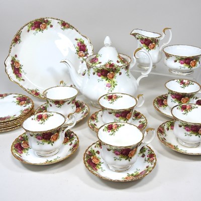 Lot 313 - A Royal Albert tea service