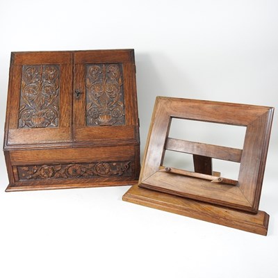 Lot 241 - A box and stand