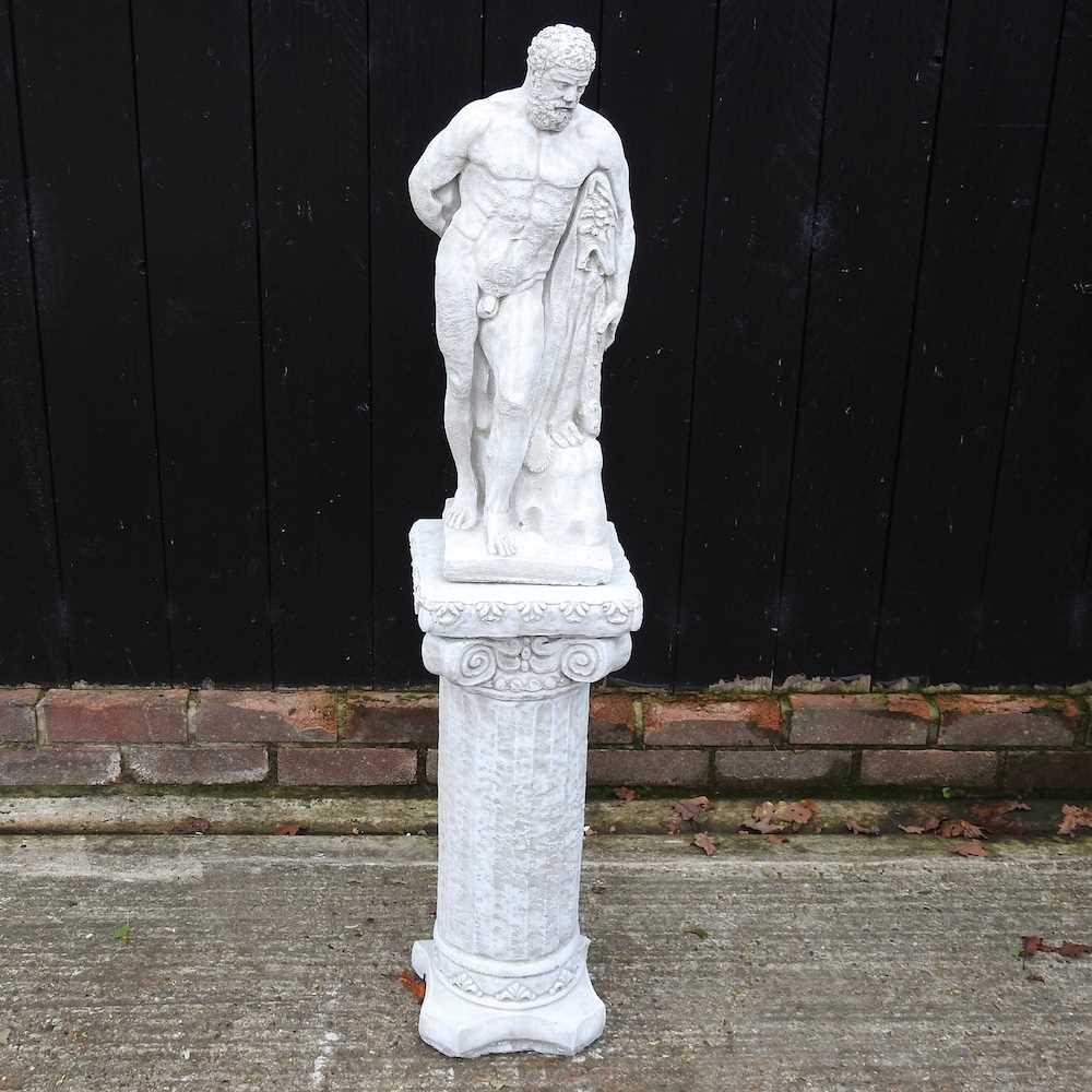 Lot 480 - A stone figure