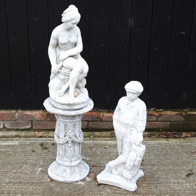 Lot 527 - Two garden figures