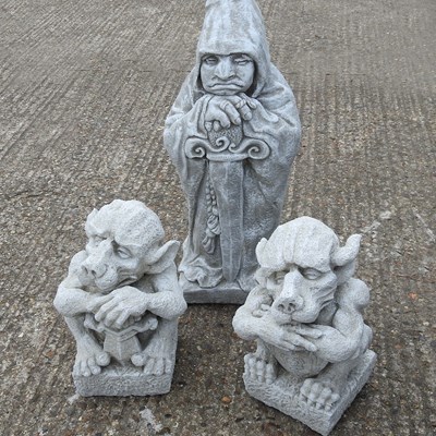 Lot 477 - Three garden statues