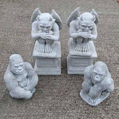 Lot 349 - Four stone figures