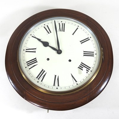 Lot 258 - A dial clock