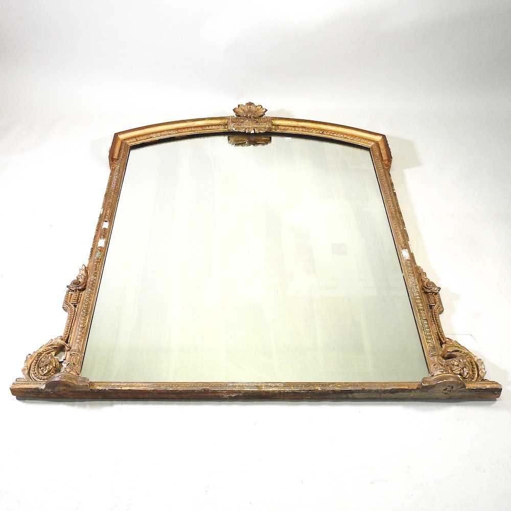 Lot 15 - A 19th century mirror