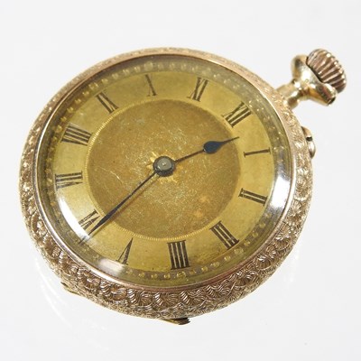 Lot 230 - A gold pocket watch