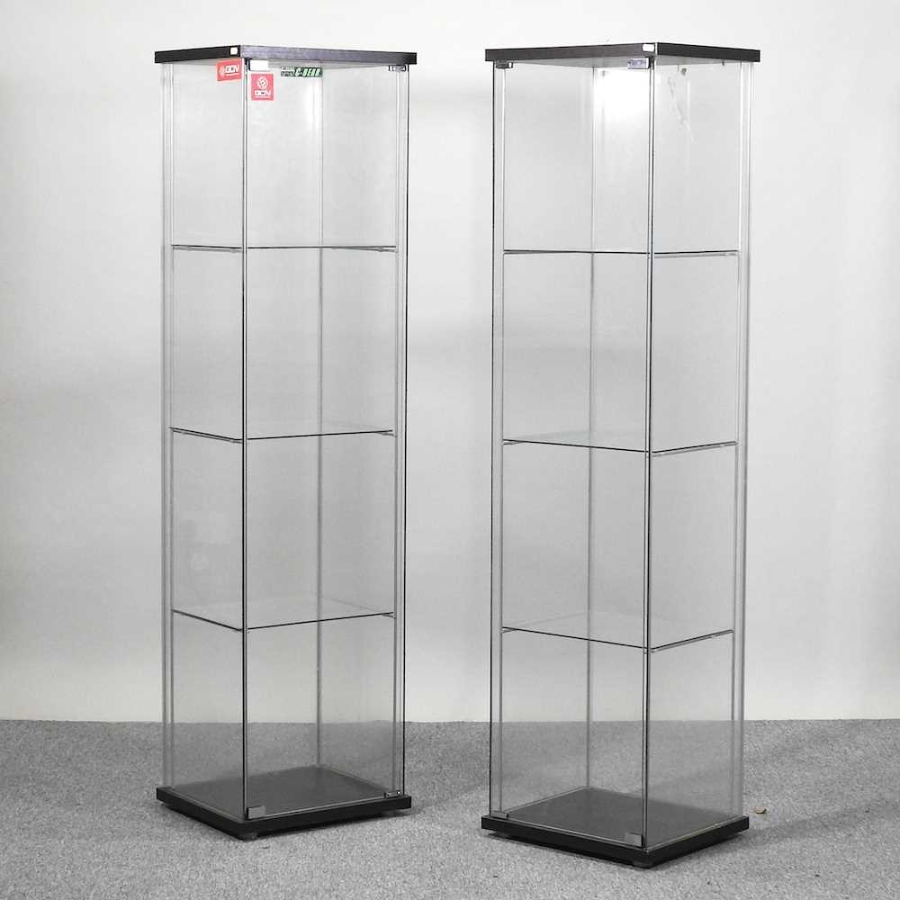 Lot 44 - A pair of display cabinets