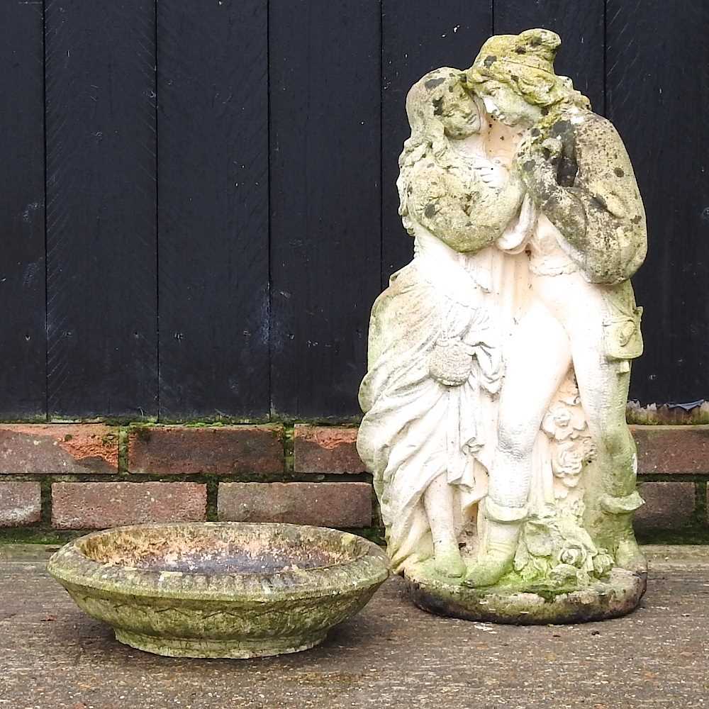 Lot 471 A garden statue