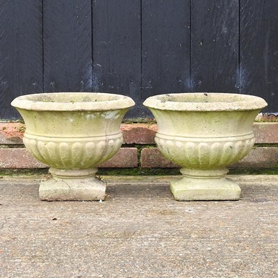 Lot 6 - A pair of planters