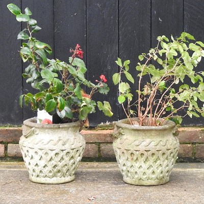 Lot 251 - A pair of garden planters