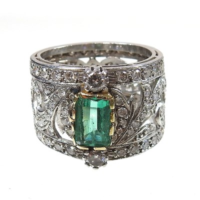 Lot 138 - A diamond ring