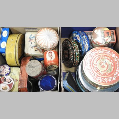 Lot 350 - A collection of tins