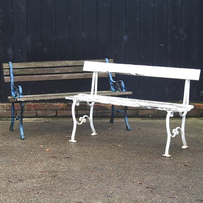 Lot 152 - Two garden benches
