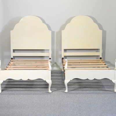 Lot 337 - A pair of single beds