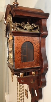 Lot 120 - A Dutch wall clock
