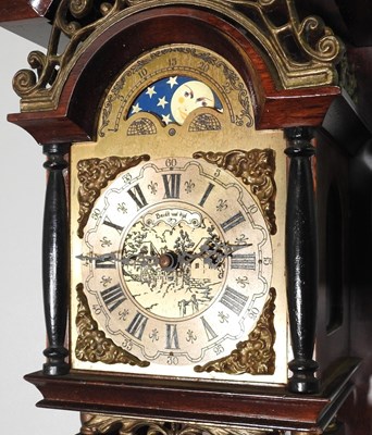 Lot 120 - A Dutch wall clock