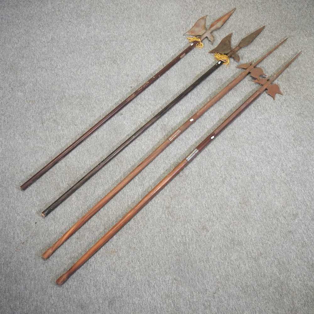 Lot 194 - A modern pikestaff,