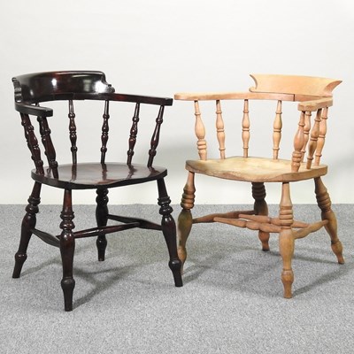 Lot 409 - Two armchairs