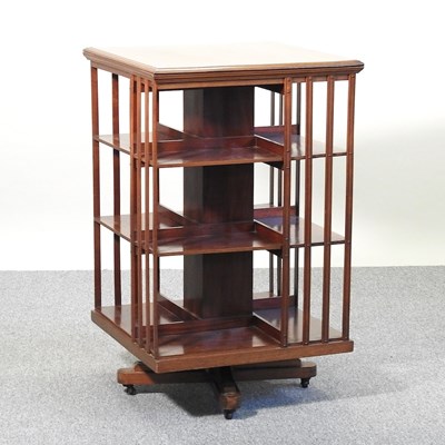 Lot 307 - A revolving bookcase