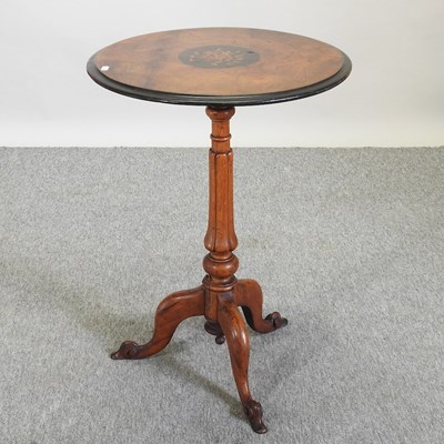 Lot 560 - A Victorian walnut and marquetry occasional table