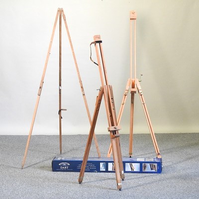 Lot 377 - Three easels