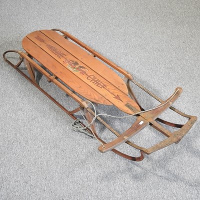 Lot 310 - A toboggan