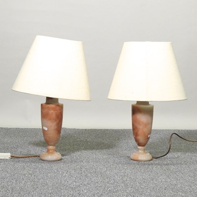 Lot 277 - A pair of table lamps