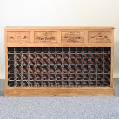 Lot 278 - A wine rack