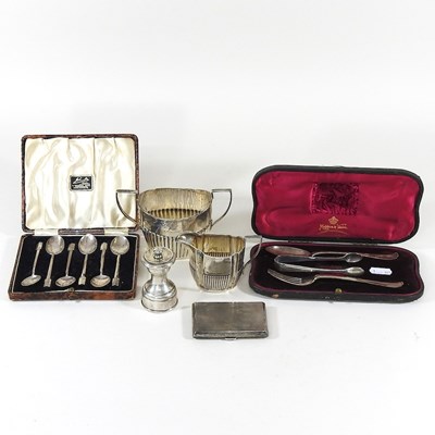 Lot 460 - A set of silver spoons