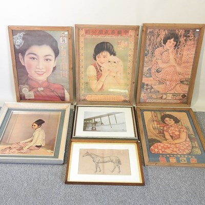 Lot 266 - A set of vintage style Thai prints