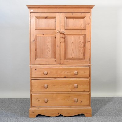 Lot 339 - A pine cabinet